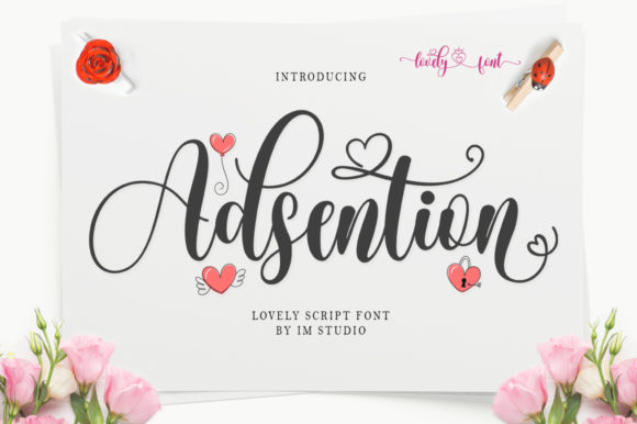 Adsention Typeface: Elevating Campaign Visuals with Handwritten Charm