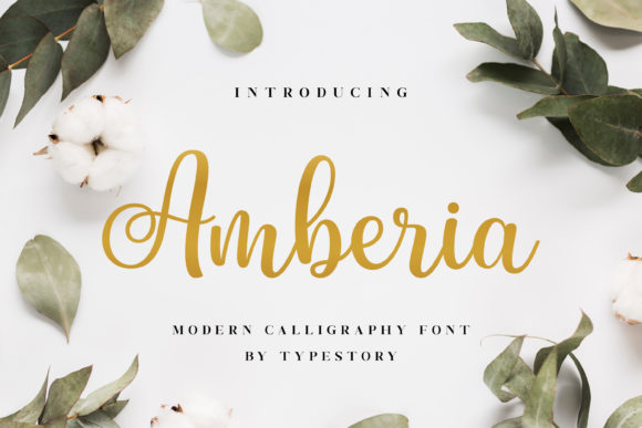 Amberia: The Sweet Script Typeface for Standout Campaigns