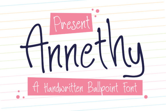 Annethy: A Handwritten Font for Engaging Web Design