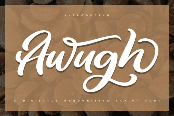 Awugh: A Bold Handwritten Font for Modern Web Design