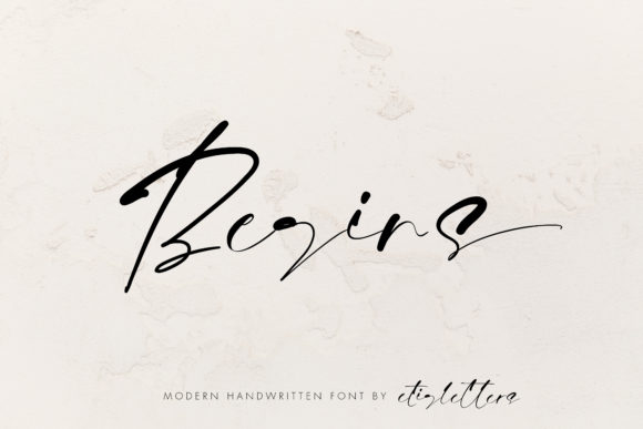 Begins Typeface: Elevating Campaign Visuals With Elegant Script Design