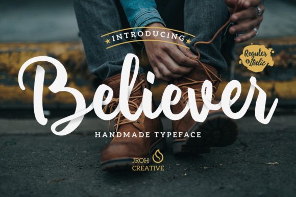 Believer: The Handwritten Typeface That Brings Authenticity to Your Brand