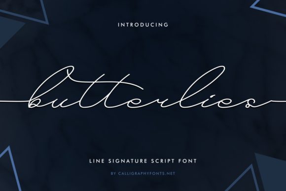 Butterlies Typeface Review: Elegant Handwritten Design for Digital Brands