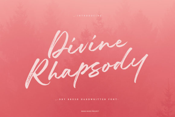 Divine Rhapsody Typeface Review for Campaign Design