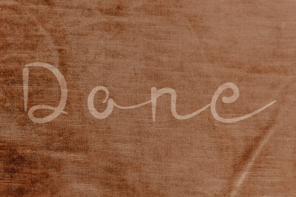 Done: A Relaxed Brushed Script for Modern Editorial Design