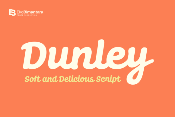 Dunley: The Sweet Paint Brush Script for Handmade Brands