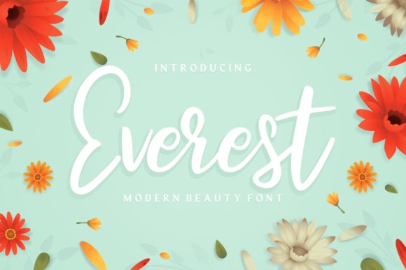 Everest: The Perfect Handwritten Font for Romantic Craft Projects