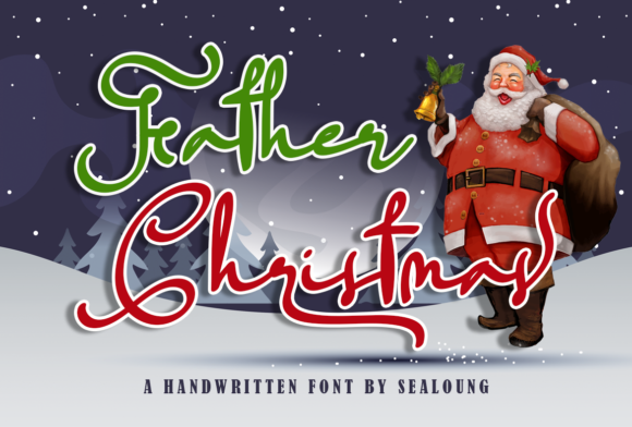 Father Christmas Typeface: Elegant Script for Modern Web Design