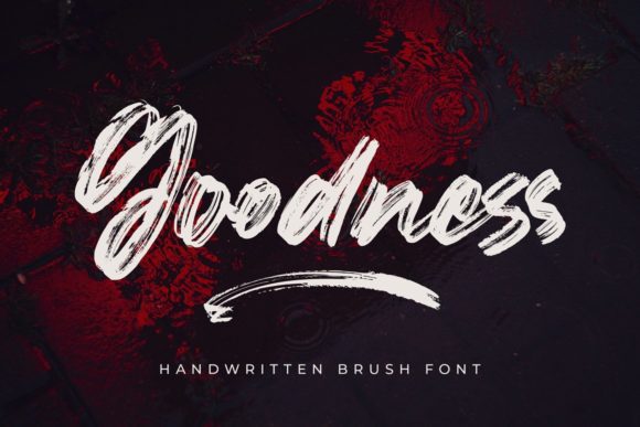 Goodness: A Bold Handwritten Font for Authentic Brand Identity