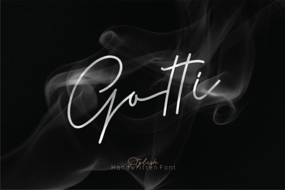 Gotti: A Handwritten Font for Editorial Branding and Design