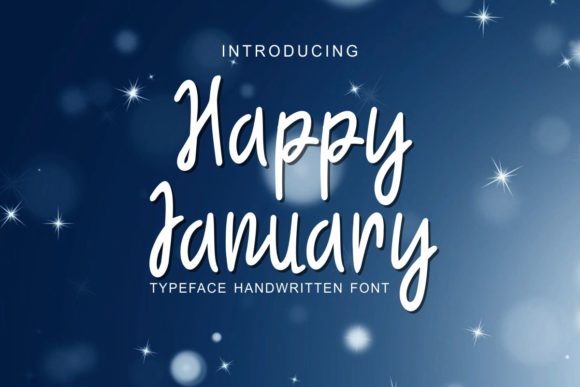 Happy January: A Handwritten Font That Brings Small Business Branding to Life