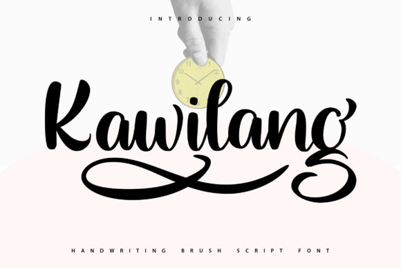 Kawilang Typeface: A Bold Handwritten Font for Standout Designs