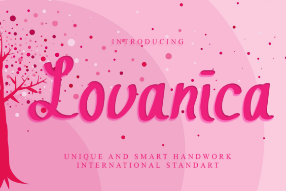 Lovanica: The Bold Handwritten Typeface for Crafters