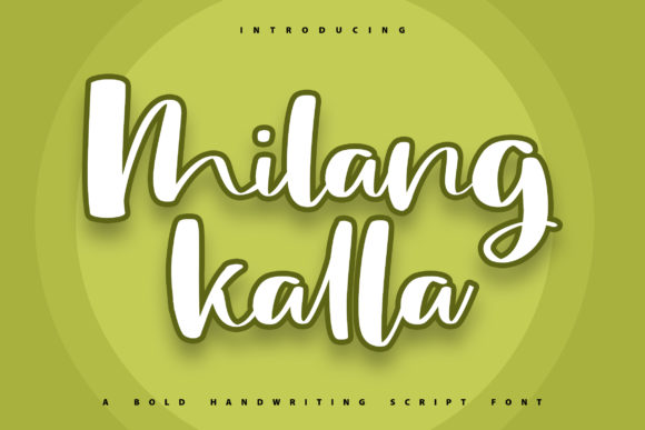 Milang Kalla: A Handwritten Typeface for Authentic Brand Storytelling