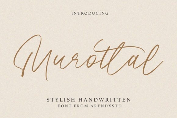 Murottal: The Relaxed Script Font That Elevates Small Business Branding