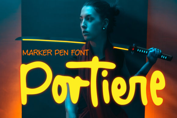 Portiere: A Handwritten Typeface for Modern Editorial Design