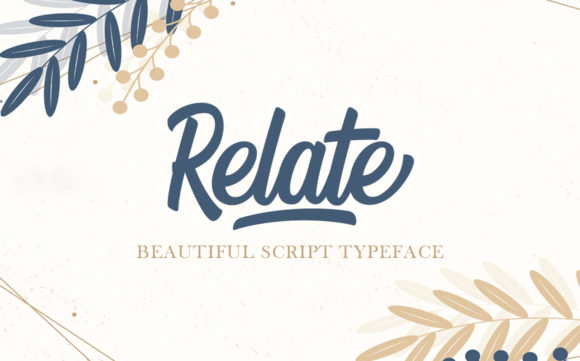 Relate: A Modern Handwritten Font for Editorial Design