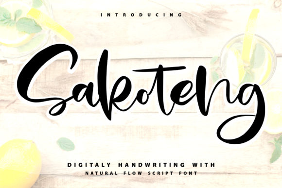 Sakoteng: The Handwritten Typeface for Boutique Branding