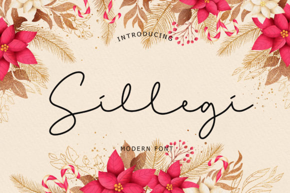 Sillegi: A Romantic Script Font for Editorial Design