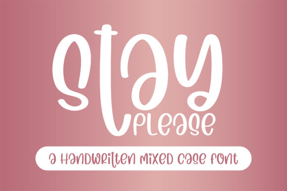 Stay Please: A Playful Handwritten Font for Modern Web Design
