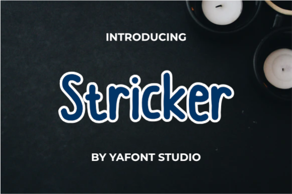 Stricker Handwritten Font: Elevate Your Small Business Brand Identity