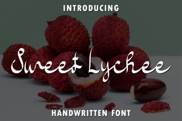 Sweet Lychee: A Modern Handwritten Font for Polished Brand Identity