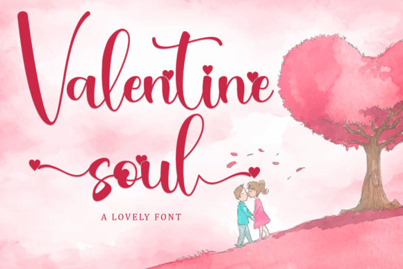 Valentine Soul: The Handwritten Typeface for a Polished Brand Identity