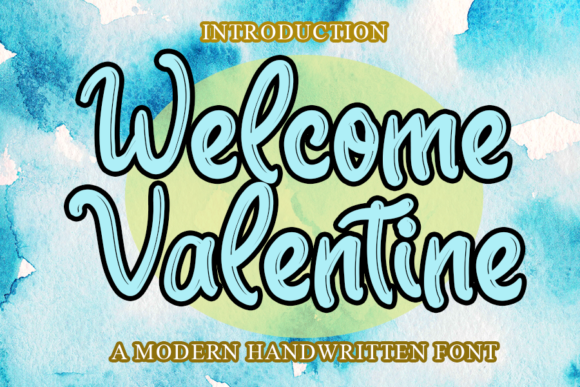 Welcome Valentine: A Handwritten Font for Authentic Branding