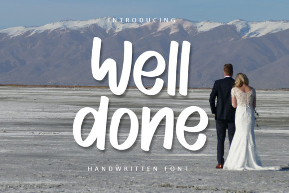 Well Done: A Handwritten Font for Modern Editorial Design